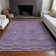 Premium Machine Washable Prisco Purple Rug