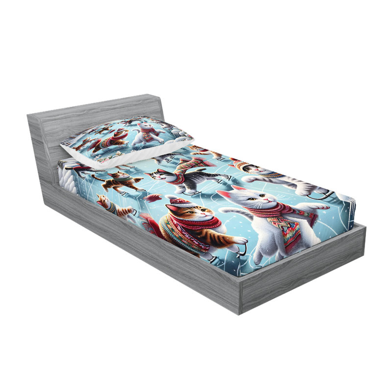 Drap-housse et taies décoratives Ambesonne, Simple TG