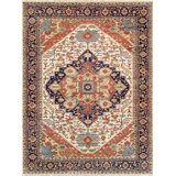 Serapi Hand Knotted Wool Oriental Area Rug