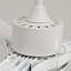 Le ventilateur de plafond blanc moderne le plus vendu de 52 pouces avec lumière, comprend 3 pales en plastique ABS, une télécommande, un moteur à courant continu réversible et un éclairage à DEL à intensité variable.-1823148466