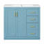 Meuble-lavabo 36 po avec lavabo en céramique-818663010