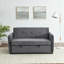 Causeuse-lit en velours avec lit escamotable Rubinder-653687683