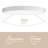 East Grove Home Round Collection LED 21W 11in Round Flush Mount Ceiling Light 2,050 Lumens Bright with 5-CCT Color Temperature Selectability 2700-3000-3500-4000-5000K in White-127418259-127418256-127418316