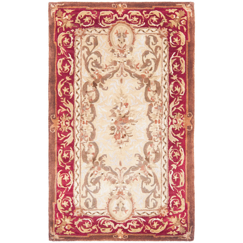 Loren Hand Tufted Wool Oriental Rug, Rectangle 3' x 5'
