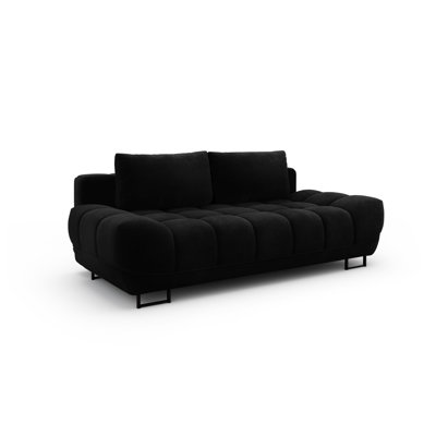 Nicolus 3 Seater Velvet Sofa Bed