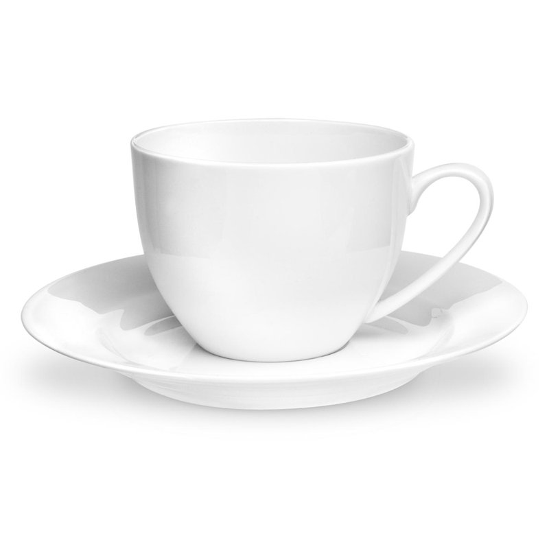 Royal Worcester, Serendipity White - Teacups & Saucers