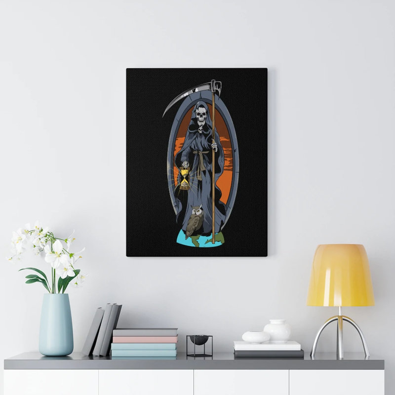 Santa Muerte Saint Of Holy Death - Wrapped Canvas Print, 41cm H x 30cm W