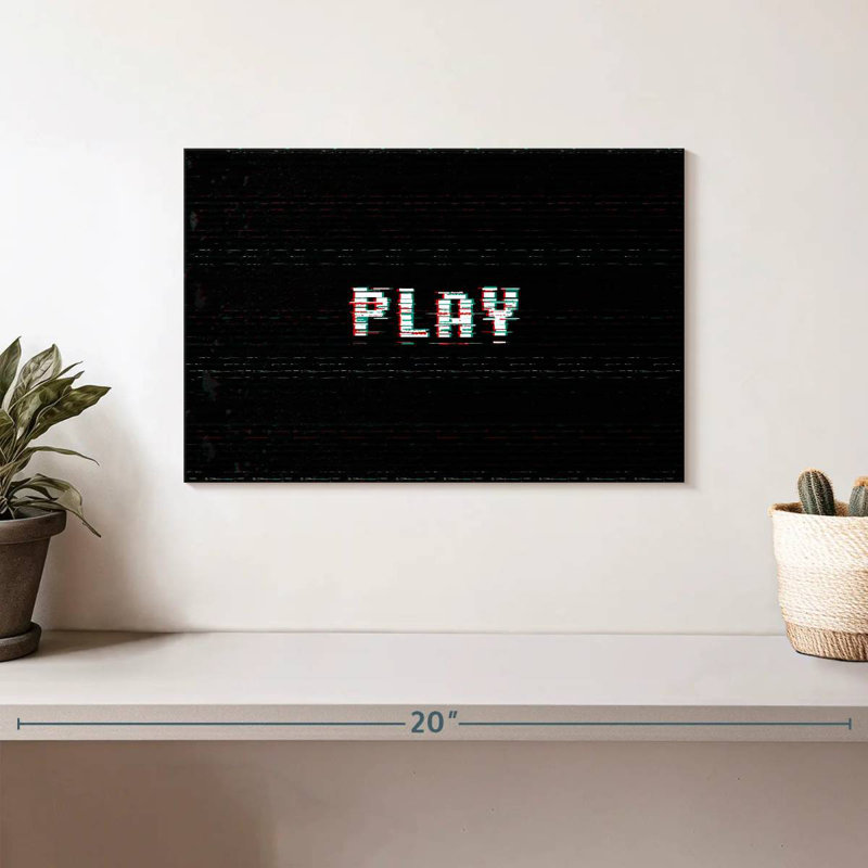 Senne Play Typographie, H 8 po x l 12 po