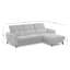Brighton Power Reclining Corner Sofa with Adjustable Headrests in Chenille Fabric-61556744-61556747