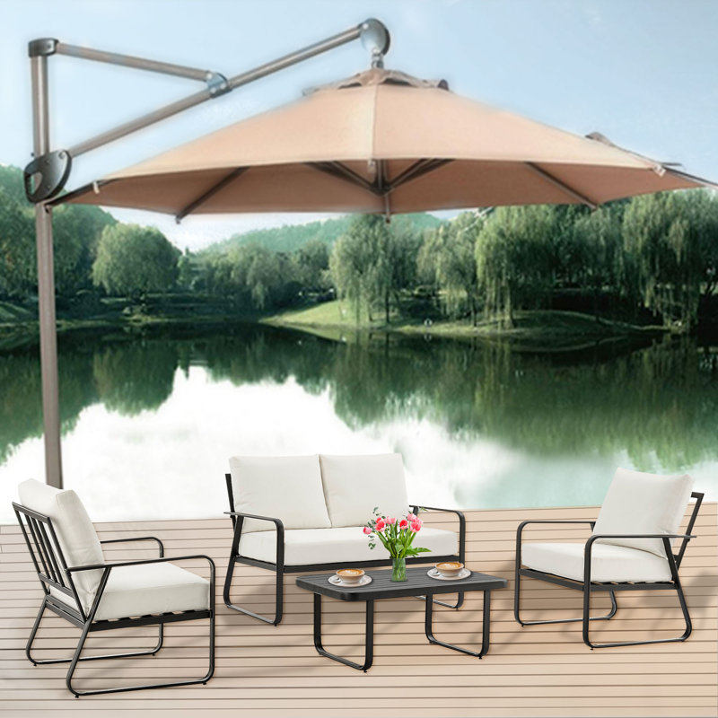 Maui 4 Pc Outdoor Set-off White