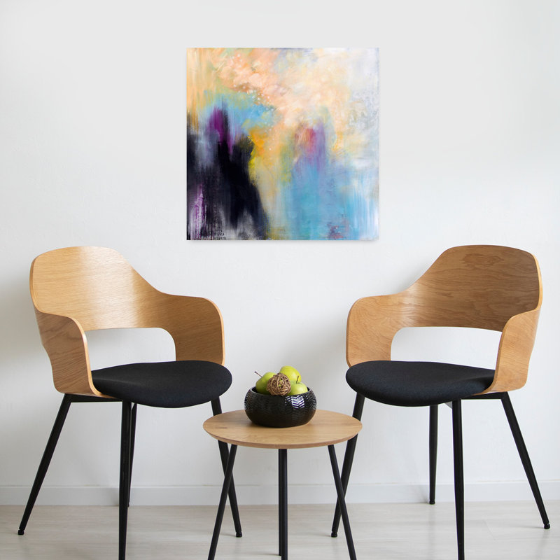 Big Splash, art abstrait contemporain, H 24 po x l 24 po