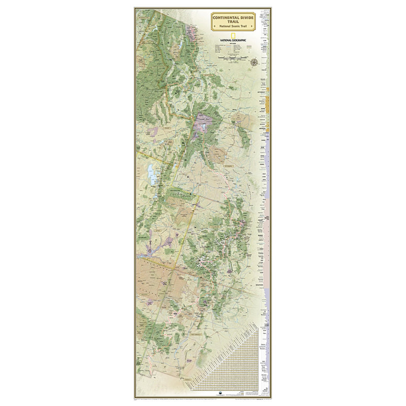 Continental Divide Trail - Stratifié