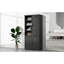 Armoire de salle de bain H 68 po avec panier à linge inclinable Fleurine-1548789316