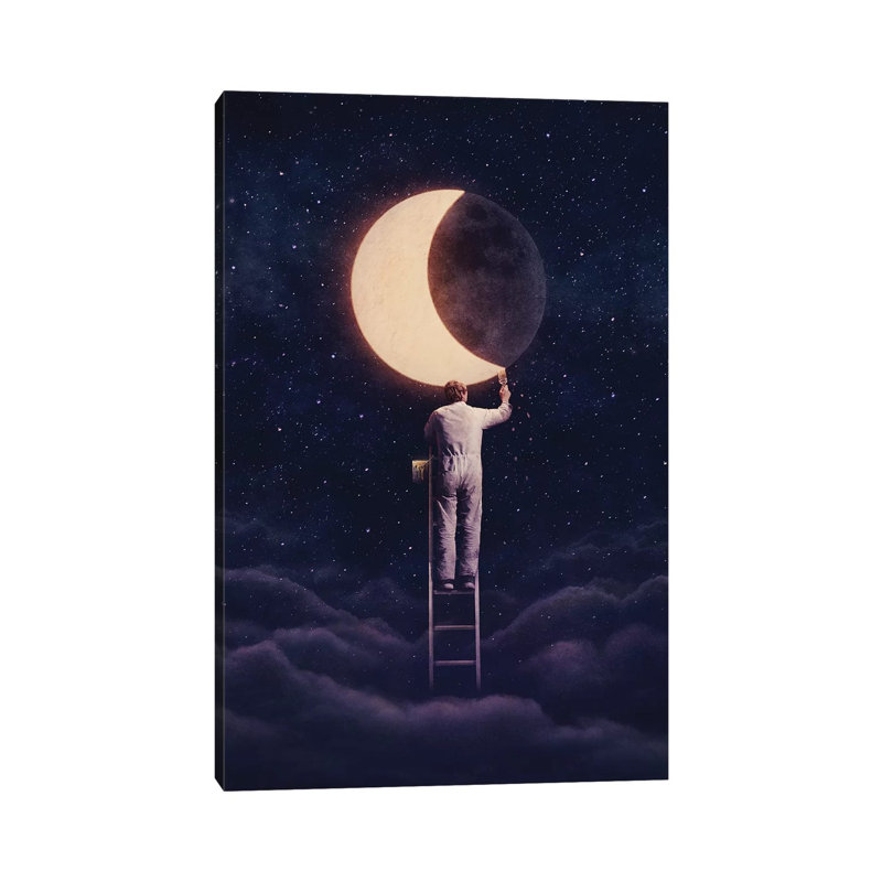 Carpe Noctem by Enkel Dika - No Frame Gallery-Wrapped Canvas Giclée on Canvas, 30.48cm H x 20.32cm W