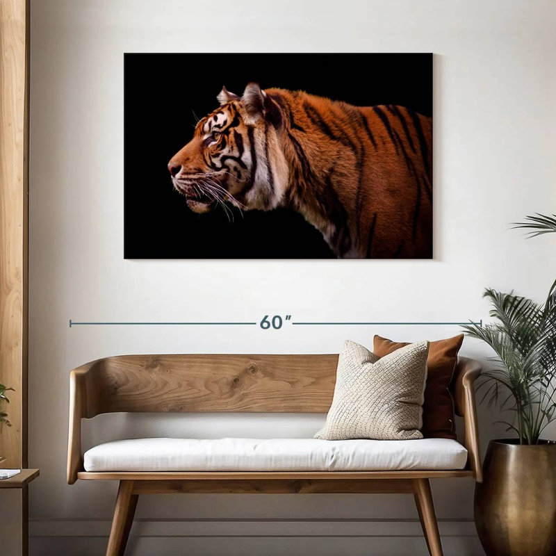Brampt Royal Tiger, 30" H x 45" W
