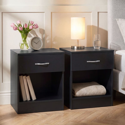 40 cm W Bedside Table