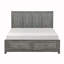 Lit plateforme en bois avec tiroirs-28533385