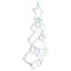 Décoration de Noël silhouette arbre de Noël illuminé avec fenêtre 28 "