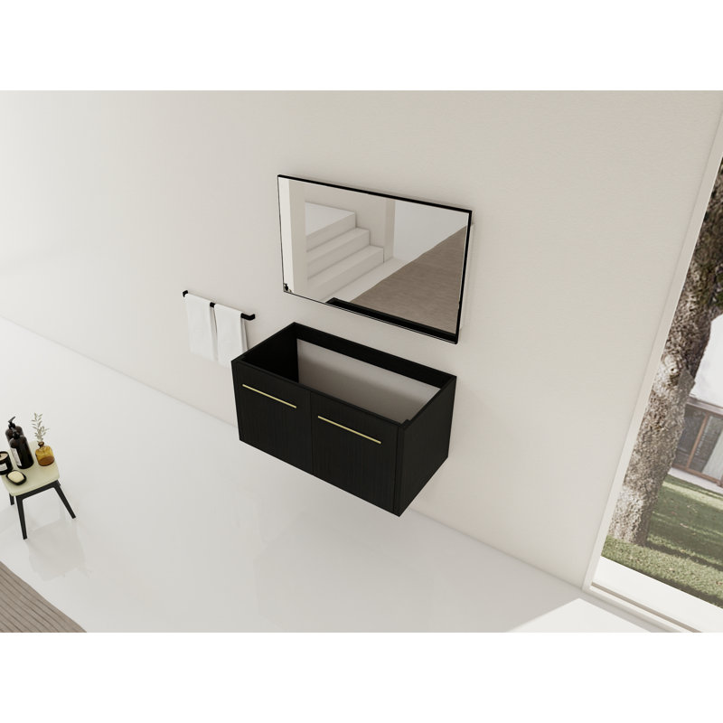  Base de meuble-lavabo flottant Modern, 35"