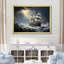 Bateau pirate à Stormy Seas I - décoration murale pirate-1615010353-1615010357