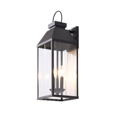 3 Light Outdoor Steel Wall Light