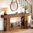 63" Solid Wood Console Table