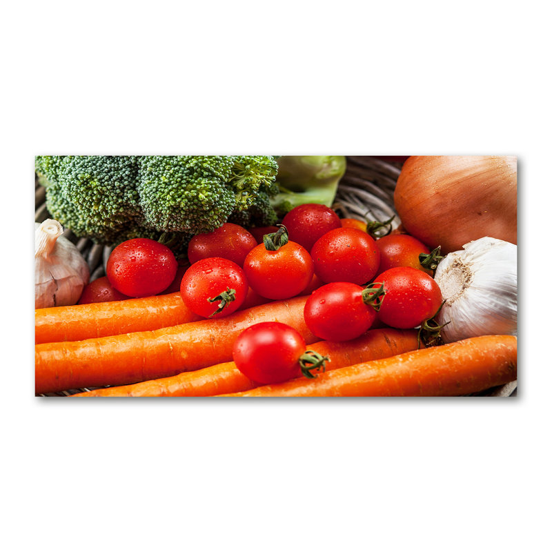 Vegetables - Wrapped Canvas Print, Wrapped Canvas, 50cm H x 100cm W