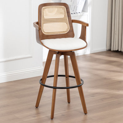 Swivel Upholstered Counter Stool