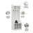 Arulappu 3-Piece Manufactured Wood Hall Tree-1541200454