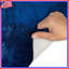 Tapis de bain abstrait bleu texturé-2128335720