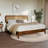Anspach Rubber Wood Platform Bed with Headboard, Bohemian Bed Frame-1767674943-1788098689