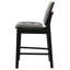 Chaise de comptoir rembourrée Redbridge - gris et noir-1511069664-1511069671