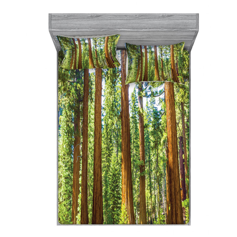 Microfiber Sheet Set, Queen Sheet Set with Fitted Sheet