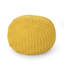 Pouf rond en coton Bordeaux, lavande-1963894426