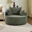 Fauteuil-lit moelleux de 50 po L en velours côtelé simple sans assemblage requis-1843446591