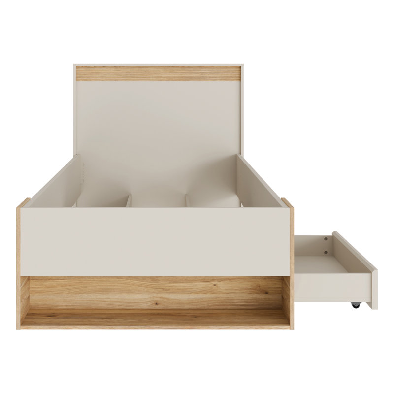 Tamarian European Single (90 x 200 cm) Drawers Bed Frame