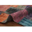 Tapis patiné multicolore 8 x 10