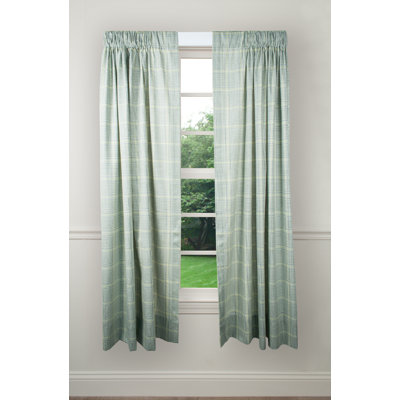 Eady 100% Cotton Room Darkening Curtain Pair