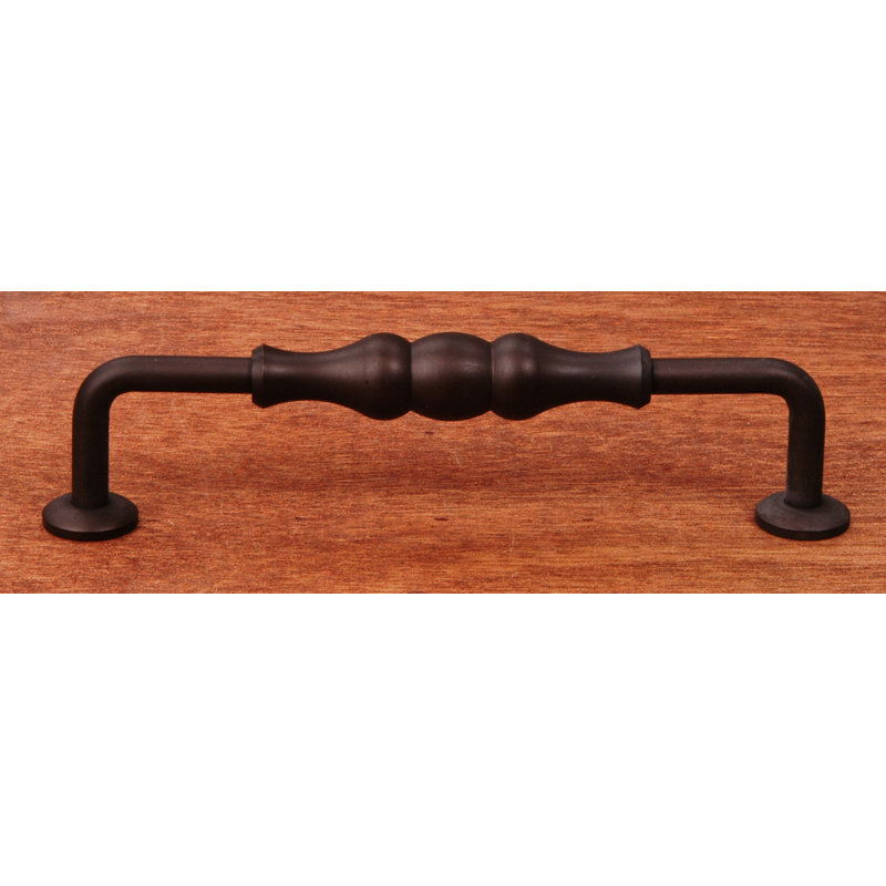 5" Beaded Middle Vertical Pull CP Series, Oil Rubbed Bronze