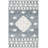 Hand Tufted Wool/Cotton Southwestern Rug in Dark Gray-441595213