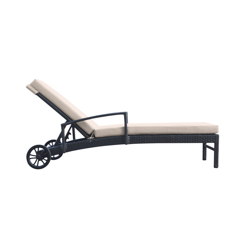 Hathaway Reclining Chaise Lounge with Cushion