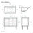 Bron 36" Freestanding Bathroom Vanity in Golden Oak with 3-Hole Widespread Sink Top-105680447-121538969-121538970