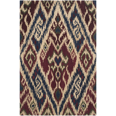 Camden Hand Tufted Wool Ikat Rug