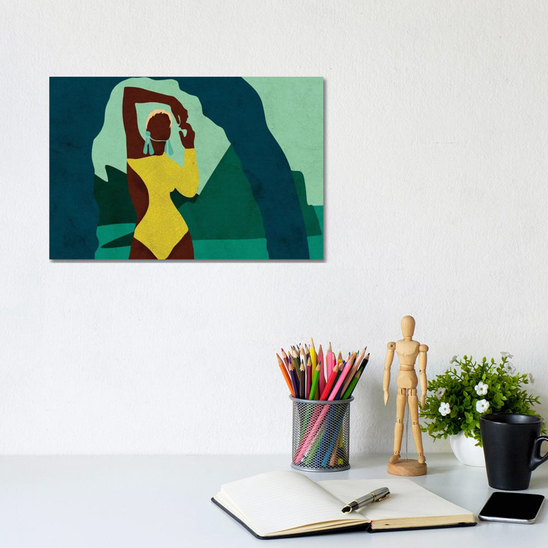 Citronella Horizontal by Reyna Noriega - Print on Canvas, No Framed, 20.32 cm H x 30.48 cm W