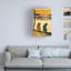 Tigres au repos sur toile
