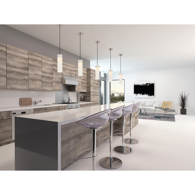 Galien 1 - Light LED Single Pendant, White Opal