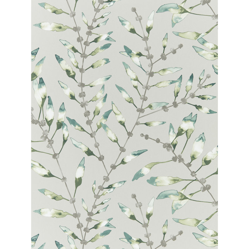 Chaconia Wallpaper, Emerald/Lime