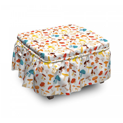 Box Cushion Ottoman Slipcover