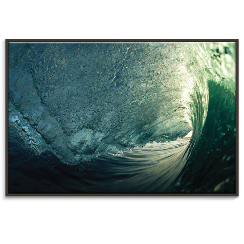 Print on Canvas, 51cm H x 76cm W, Black Floater Frame