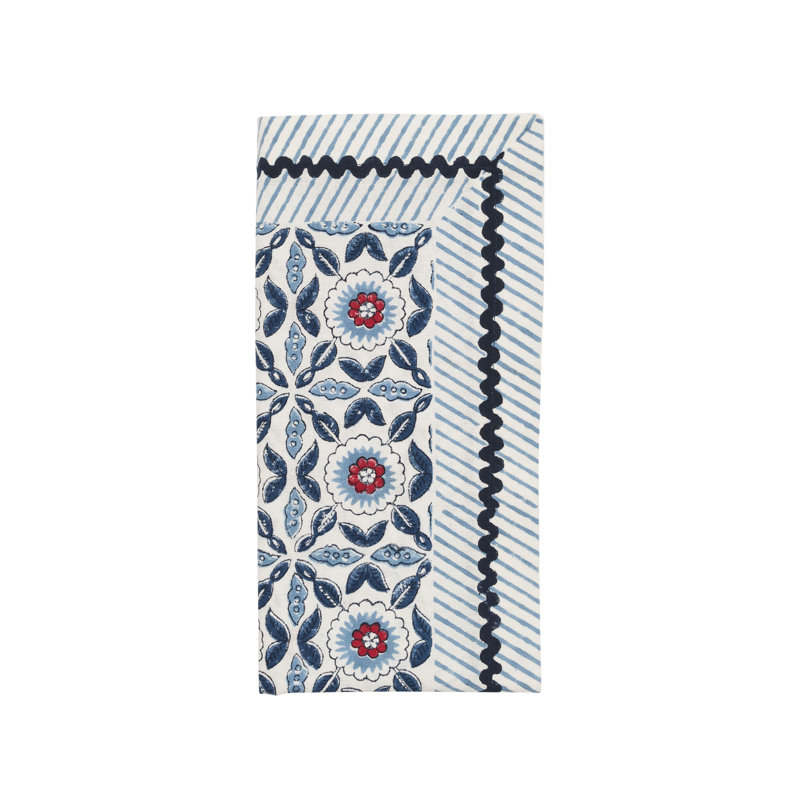 Majorelle Napkin, Red/White/Blue